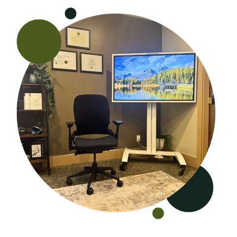 Home Robert Valela Adult and Couples Therapist Psychologist Veteran 5 RV Robert Valela Psychologist Therapist Seating Client View 20260420